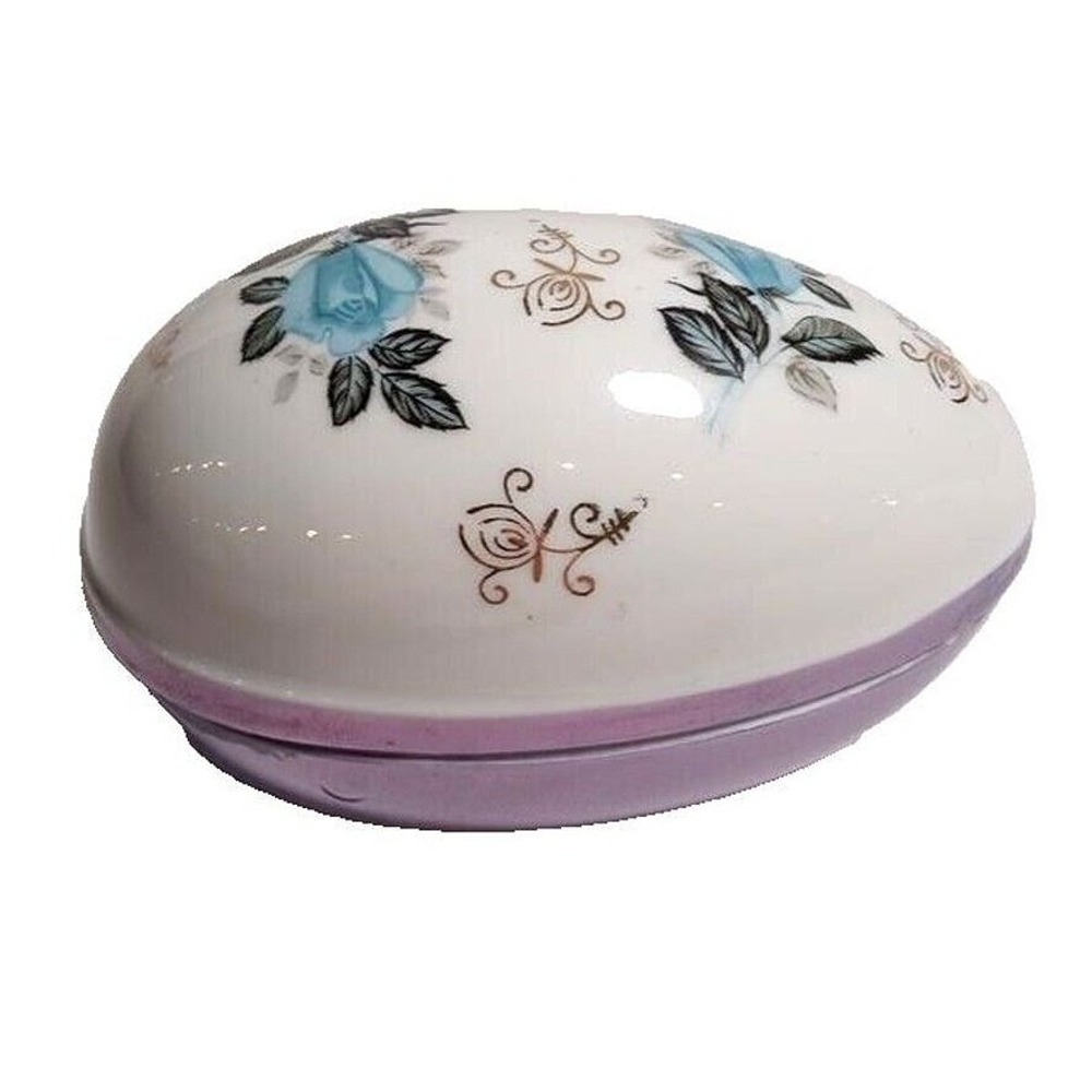 Vintage NORCREST JAPAN White Porcelain‎ Easter Egg Dish